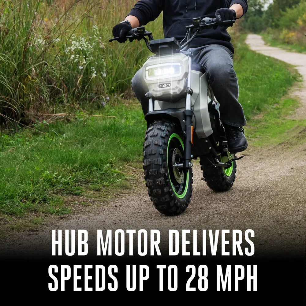 EGO POWER+ Mini Bike with 2 x 7.5Ah Batteries and Dual Port Charger