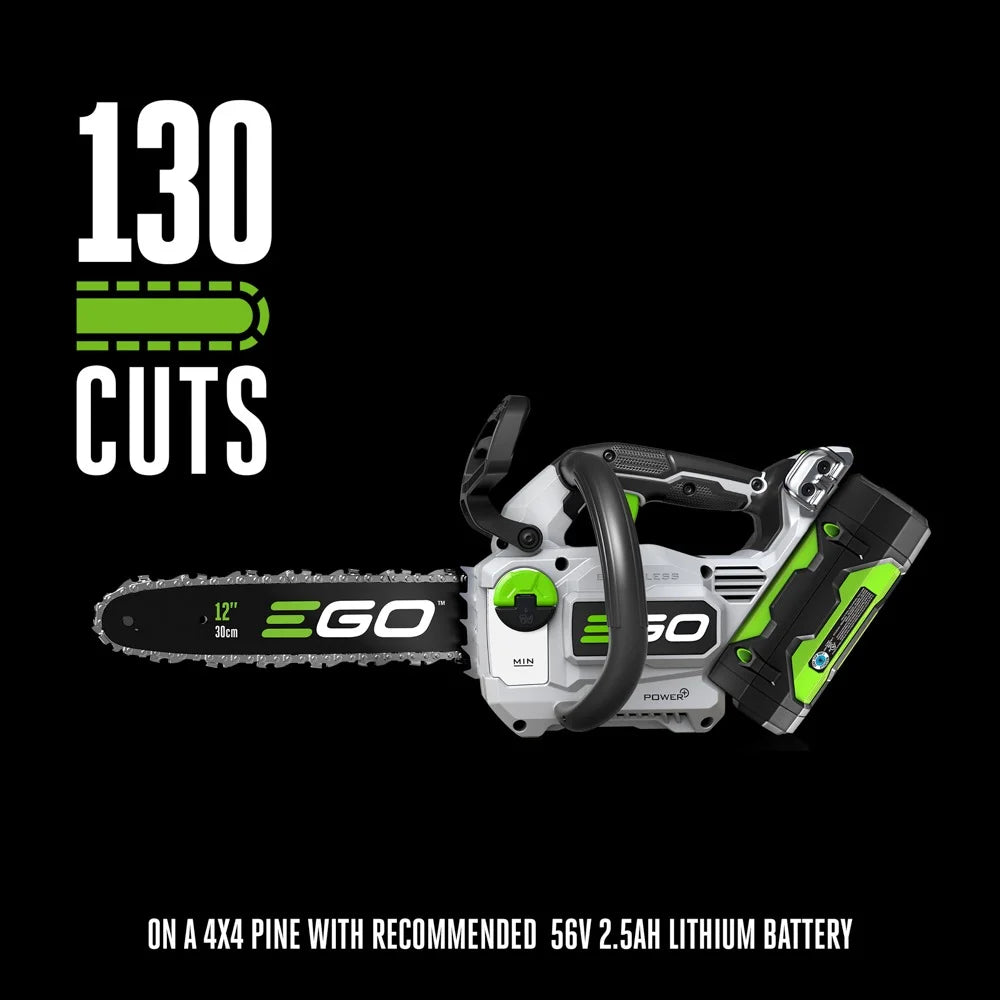 EGO POWER+ 12" Compact Chiansaw with 2.5Ah Battery and 210W Charger