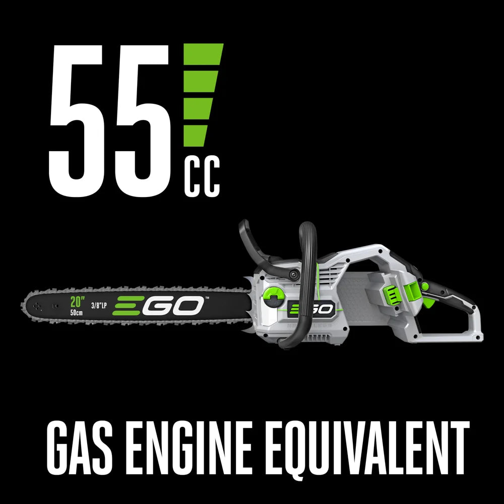 EGO POWER+ 20" Chain Saw with 6.0Ah Battery and 320W Charger