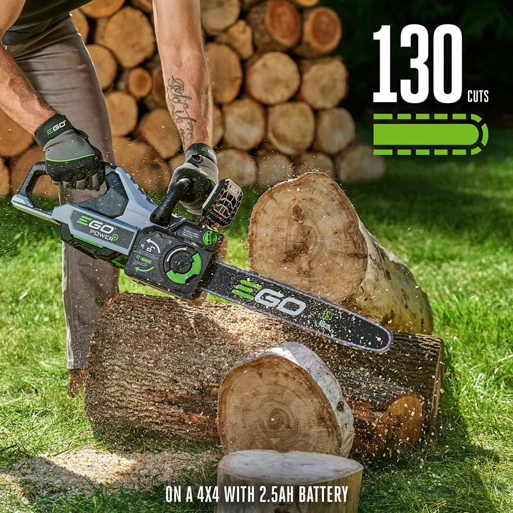 EGO POWER+ 16 Chain Saw with 4.0Ah Battery and 210W Standard Charger