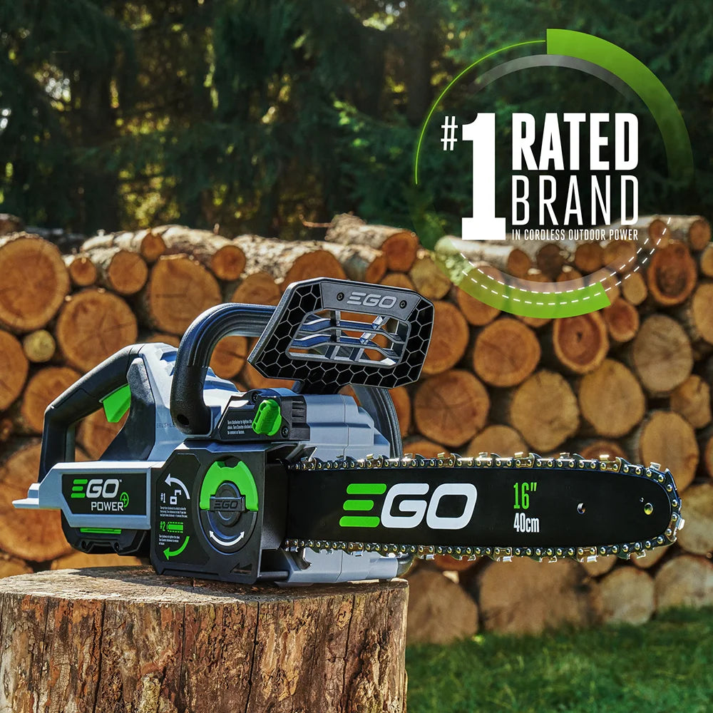 EGO POWER+ 16 Chain Saw with 4.0Ah Battery and 210W Standard Charger