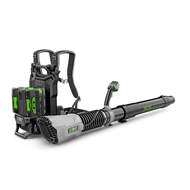 EGO Commercial 800 CFM Backpack Blower with 2 x 10.0Ah Battery and Dual Port Cha