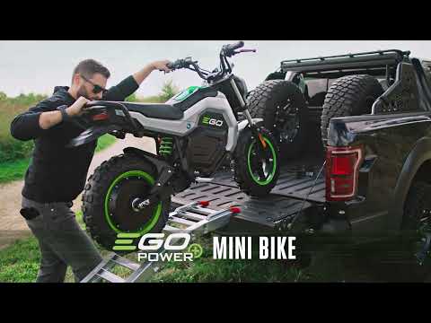 EGO POWER+ Mini Bike with 2 x 7.5Ah Batteries and Dual Port Charger