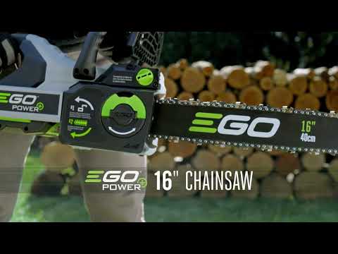 EGO POWER+ 16 Chain Saw with 4.0Ah Battery and 210W Standard Charger